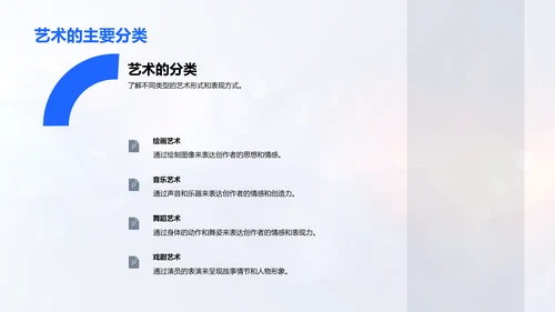 艺术学习讲解PPT模板