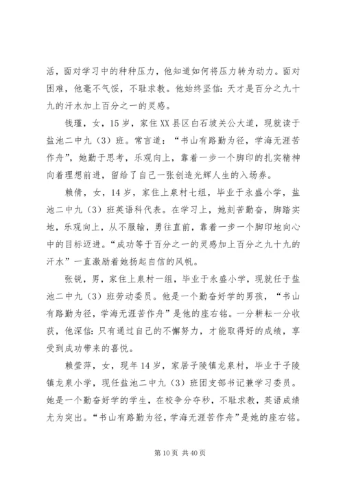 学习标兵颁奖词.docx