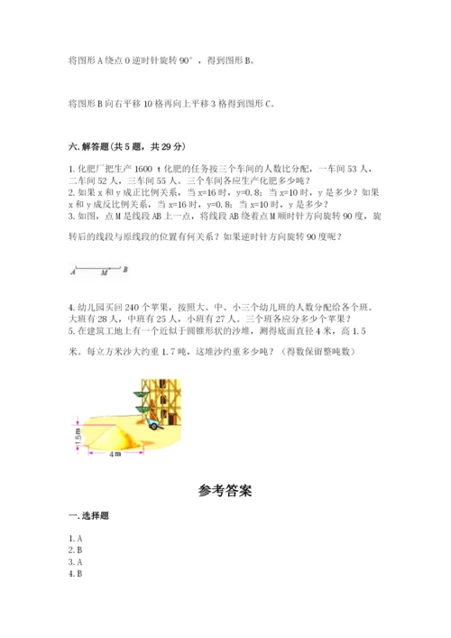 北师大版六年级下册数学期末测试卷精品（典型题）.docx