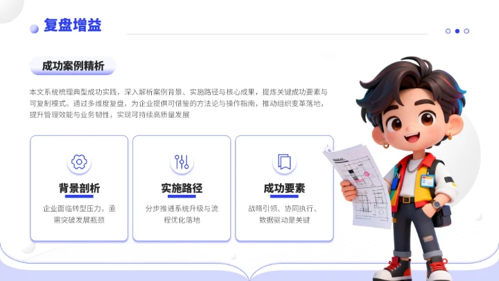 蓝色简约风通用型营销复盘会议报告PPT模板