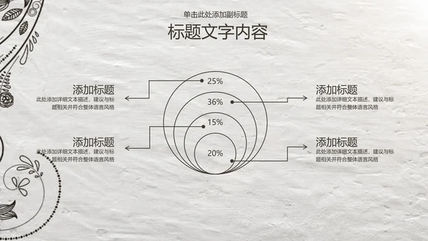 开场视频片头绽放的花藤ppt动态模板
