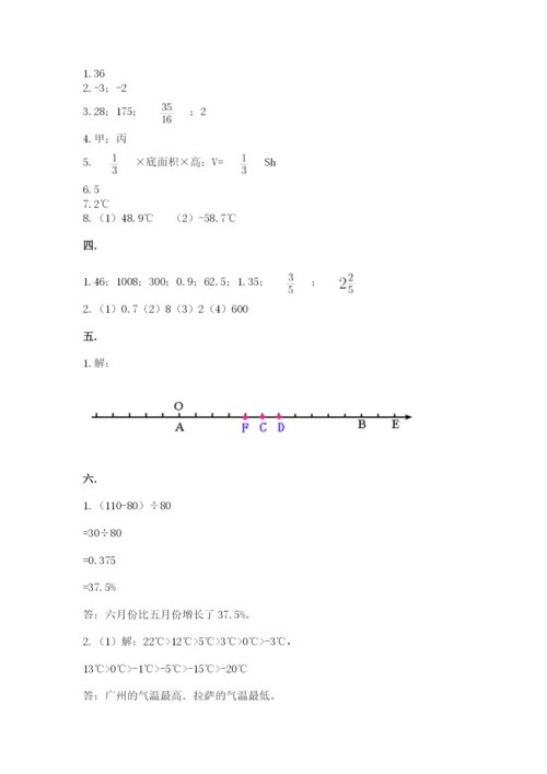 北京海淀区小升初数学试卷带答案.docx