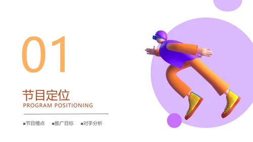 3D创意综艺宣传推广策划方案PPT模板