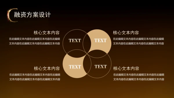 黑金风房地产融资计划书通用PPT模板