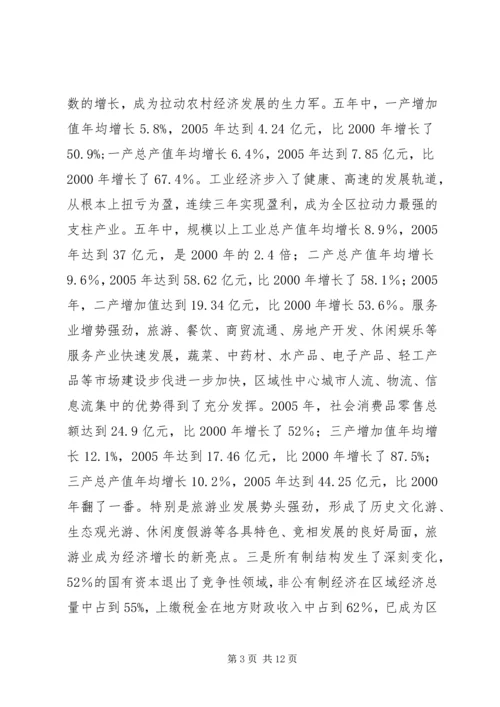 在全区离退休干部迎春团拜会上的讲话.docx