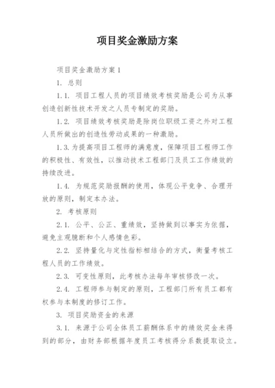 项目奖金激励方案.docx