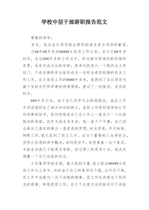 学校中层干部辞职报告范文.docx