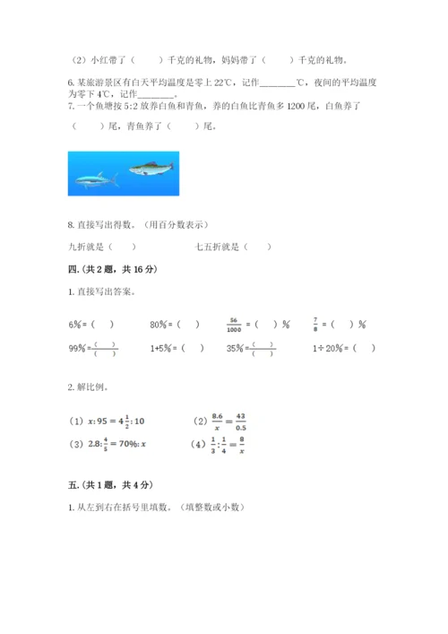 苏教版数学六年级下册试题期末模拟检测卷（研优卷）.docx