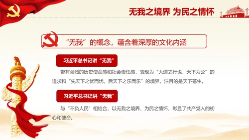 我将无我不负人民学习微党课PPT担当作为
