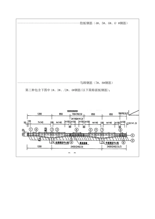 T梁预制场质量关键技术交底三级钢筋班组.docx