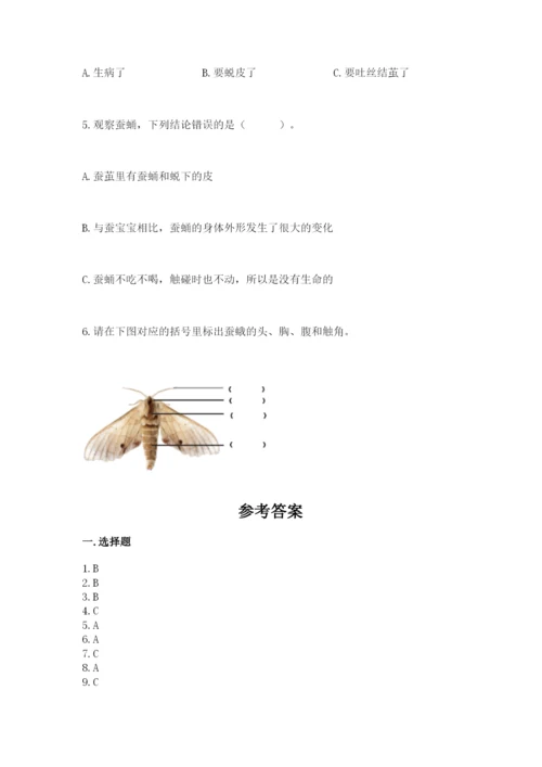 教科版三年级下册科学期末测试卷带答案（模拟题）.docx
