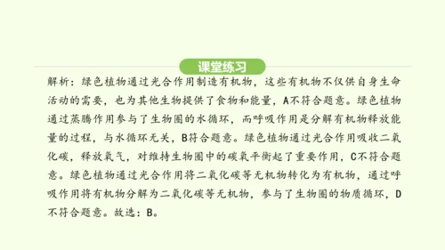 第三单元-第二章-第四节-植物在自然界中的作用课件-2024-2025学年七年级生物下学期人教版(2