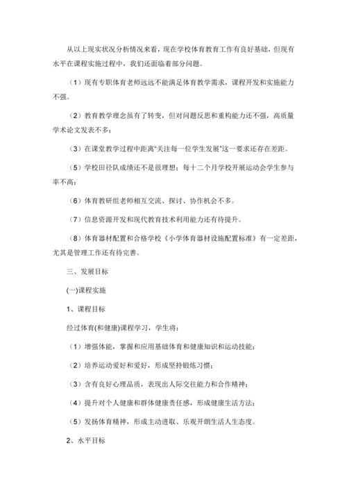 体育学科发展综合规划.docx