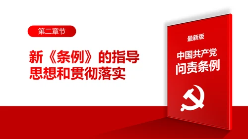 中国共产党问责条例学习解读PPT