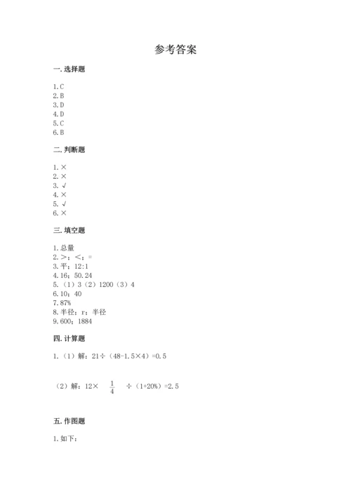 人教版六年级上册数学期末测试卷精品（黄金题型）.docx