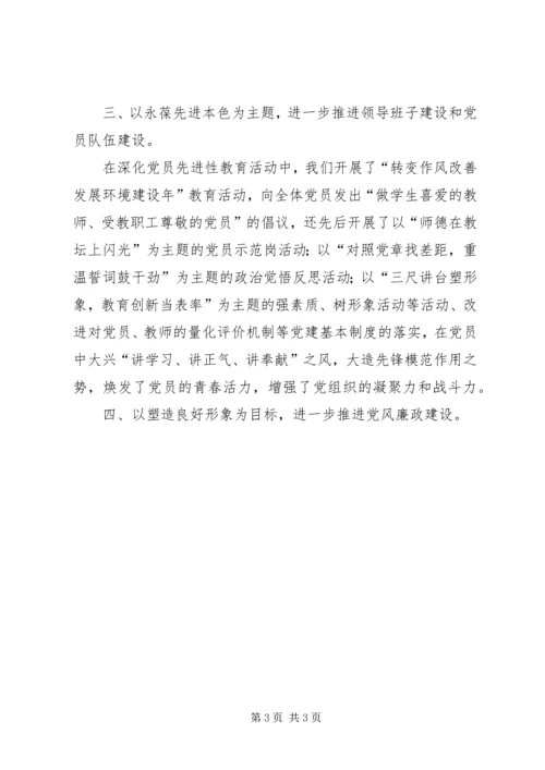 学校党支部自查报告 (2).docx