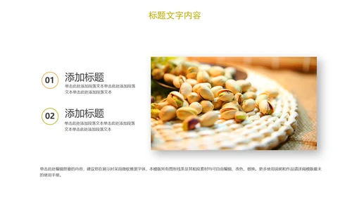 时尚开兴果美食干果食品ppt模板