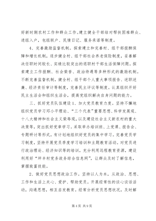 村党支部基层组织建设目标 (2).docx