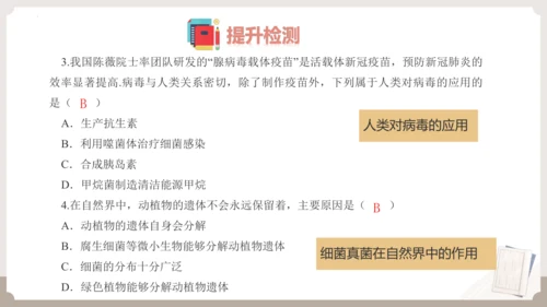 人教版生物八年级上册2.3 细菌、真菌和病毒 本章复习课件(共23张PPT)+视频素材