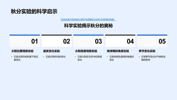 秋分科学实验课