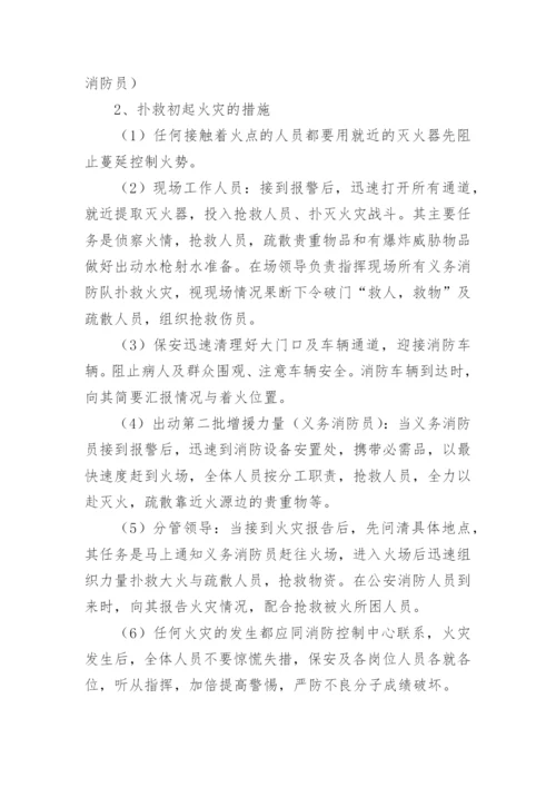 医院灭火应急疏散预案.docx