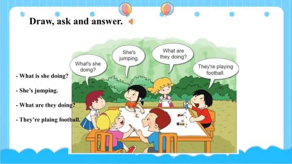 Module 3 Unit 2 What's the elephant doing 课件(共43张P