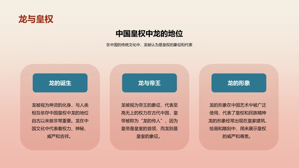 红色中国风文化解析生肖龙年PPT模板