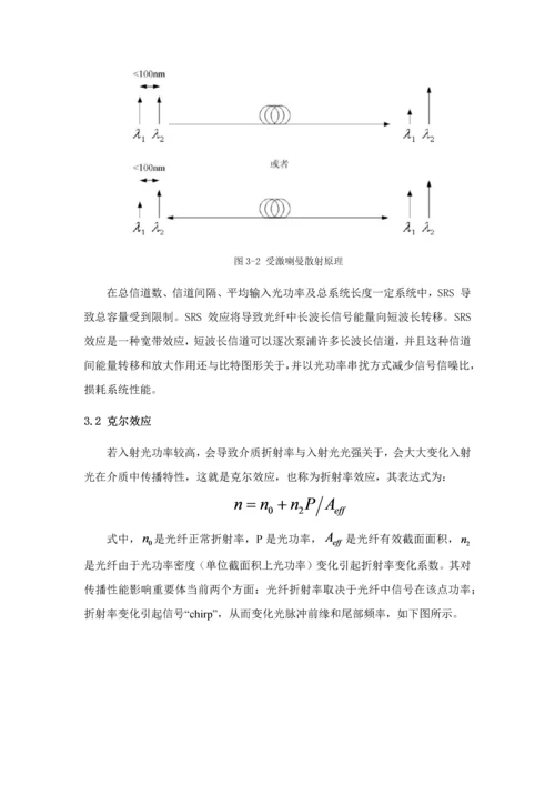 光纤中的非线性效应的研究应用.docx