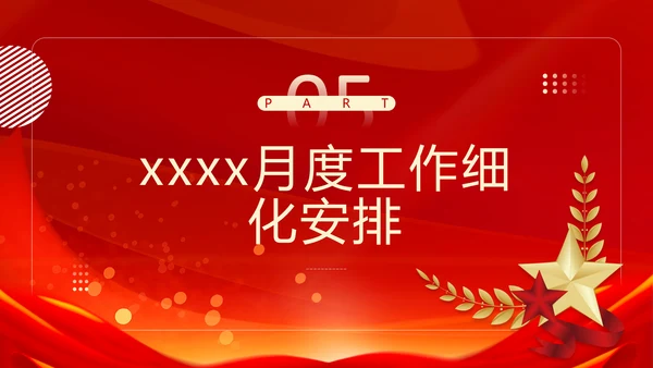 3月份群众生活会PPT模板