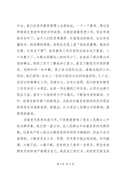 当前农村基层党组织和党员现状的思考及对策 (8).docx