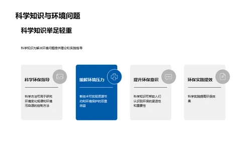 科学驱动环保