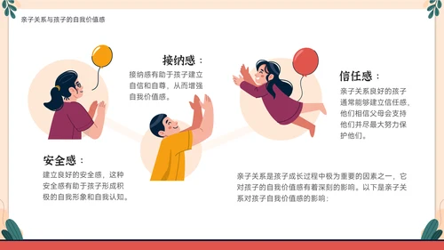 家庭教育与心理健康亲子关系PPT模板