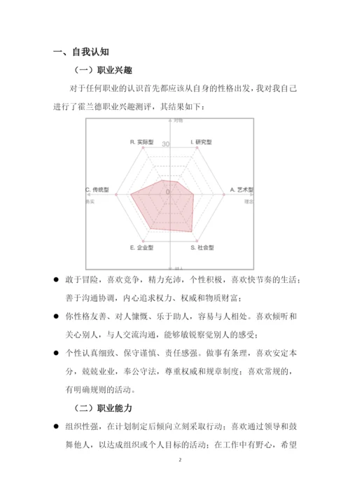 15页4600字大数据与会计专业职业生涯规划.docx