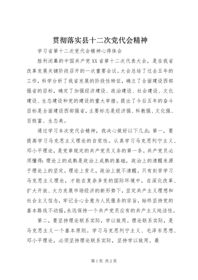 贯彻落实县十二次党代会精神 (5).docx