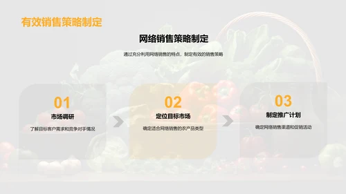 农产品网络销售策略