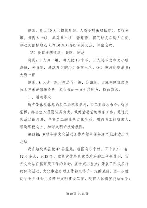 乡镇文化娱乐活动总结.docx