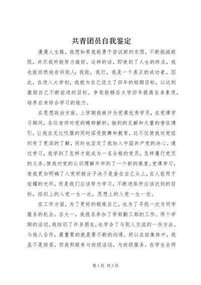 共青团员自我鉴定_1 (3).docx