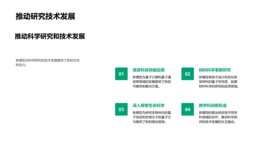 量子力学新理论答辩PPT模板