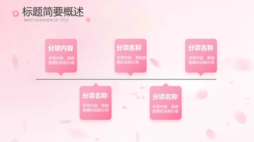 粉色唯美背景工作总结汇报动态PPT