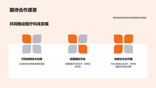 智领生物科技筹资报告PPT模板