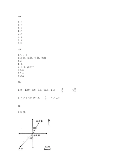 冀教版小升初数学模拟试题带答案（名师推荐）.docx