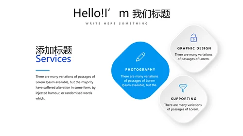 蓝色时尚述职报告工作总结商务通用PPT动态模板