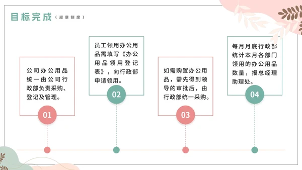 简约莫兰迪色人事部月末工作总结PPT模板