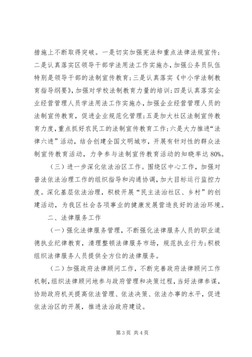 法治进社区工作计划20XX年.docx