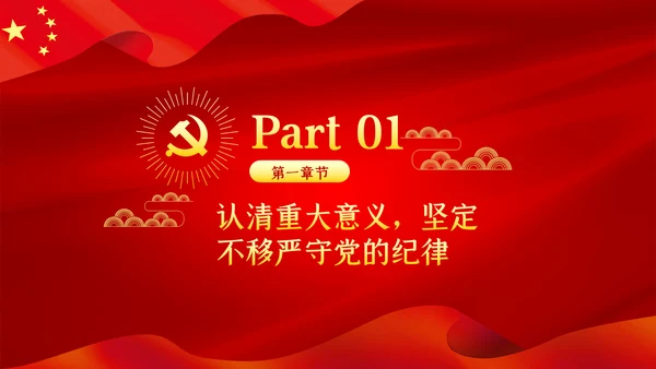 严守党的纪律加强党性修养党风廉政党课PPT