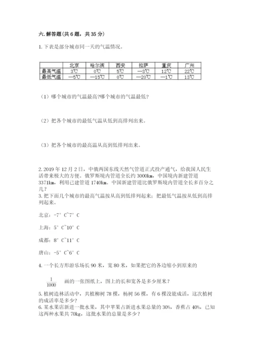 小升初六年级期末试卷【综合题】.docx