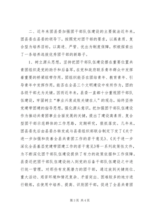 共青团干部队伍建设的调查与思考 (10).docx