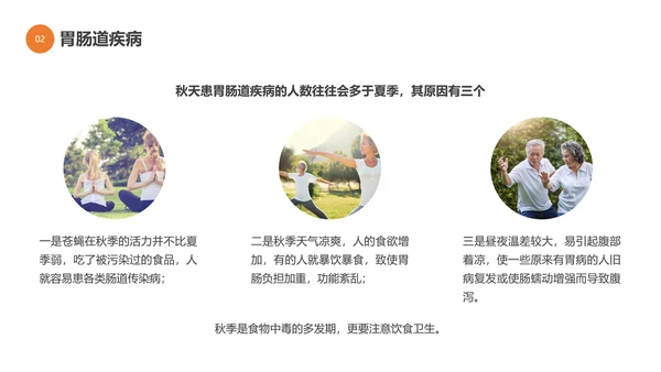 秋季晨跑健康知识锻炼身体跑步PPT模板