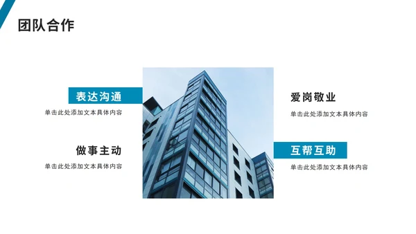 简约企业新员工入职介绍PPT模板