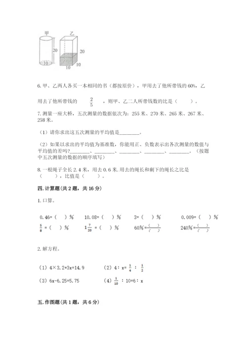 北师大版小学数学六年级下册期末检测试题精品【易错题】.docx